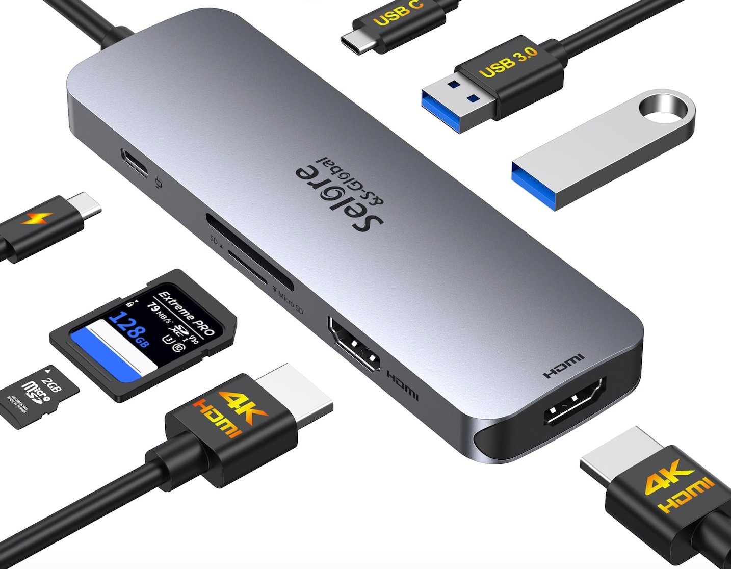 Read more about the article Enhance Productivity with USB C Docking Station Dual Monitor – Selore&S-Global 8 in 1