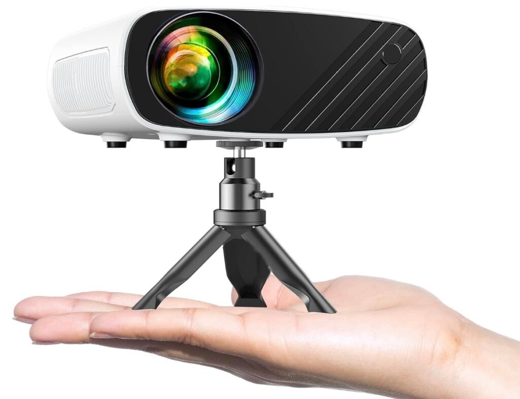 ELEPHAS Mini Portable 1080p hd Projector: Your On-the-Go Entertainment Solution